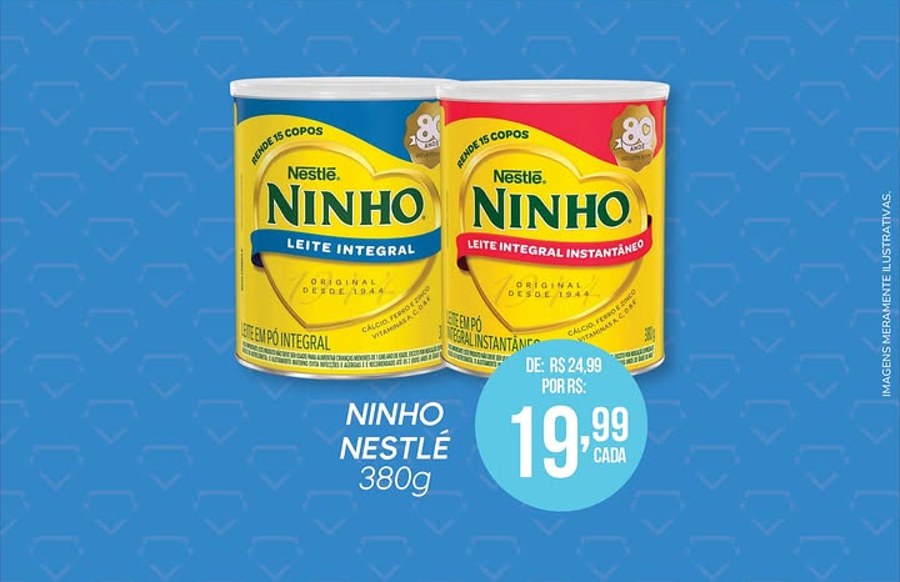 Ninho Nestlé Leite em Pó Integral 380g