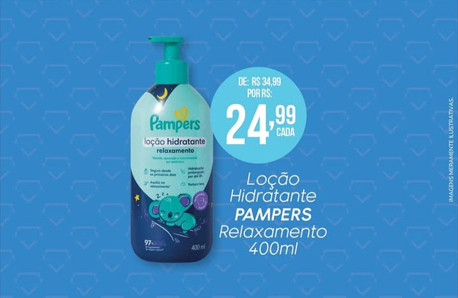 Loção Hidratante Pampers Relaxamento 400ml